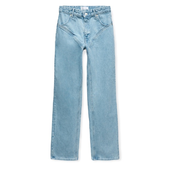 Zara Denim - ZARA Womens Slouchy Light Wash Jeans Size 42/10 NEW